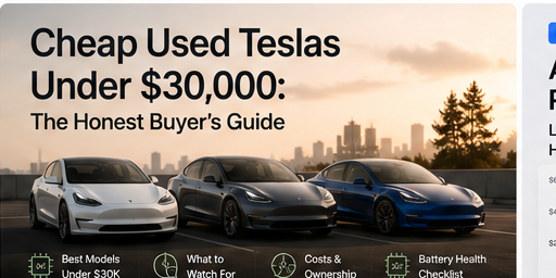 Cheap Used Teslas Under $30,000: The Honest Buyer's Guide