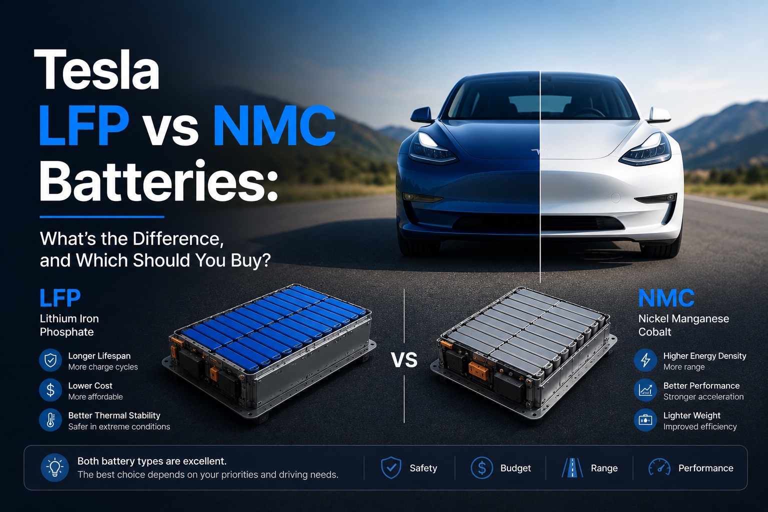 Tesla LFP vs NMC Batteries: What's the Difference, and Which Should You Buy?